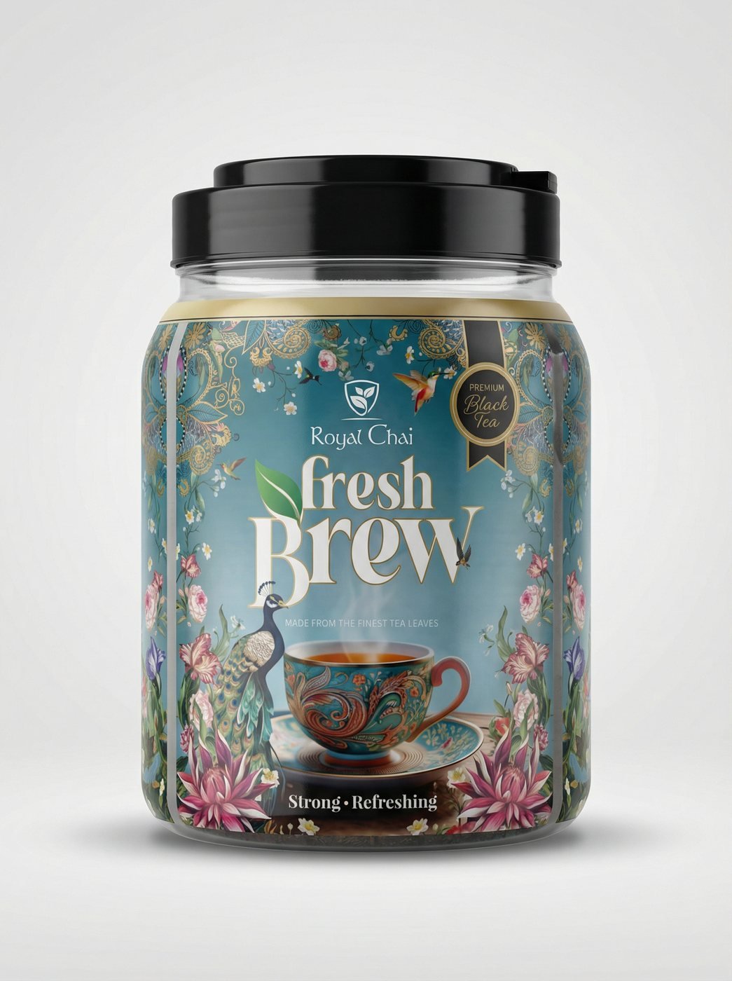 Royal Chai, The jars set the tone